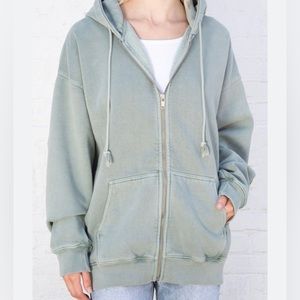 brandy melville zip up jacket
